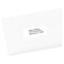 Avery Easy Peel Laser Address Labels 1 x 2 58 White 7500Box