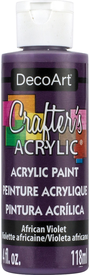 DecoArt Crafters Acrylic Paint 4Ounce African Violet