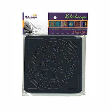 Cedar Canyon Textiles Artists Paintstiks Rubbing Plates 7125 by 7125Inch Kaleidoscope 6Pack