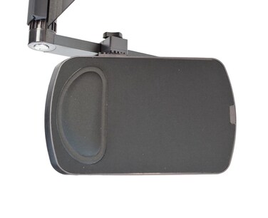 WorkEZ Mouse Pad Ambidextrous Adjustable Removable Clamp Mouse Platform for WorkEZ Ergonomic Laptop Stand Lap Desk Extender Mouse Tray Under Desk