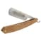 DOVO Encina Straight Razor Shave Ready 68 Full Hollow Ground Carbon Steel Blade Spanish Oak