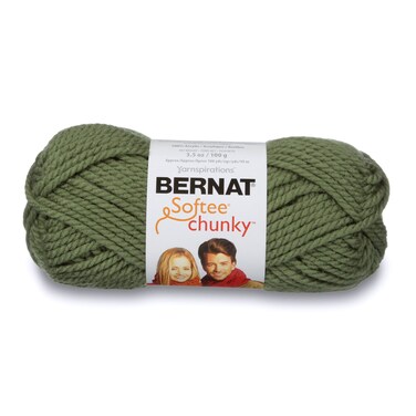 Bernat Softee Chunky Yarn 35 Oz Gauge 6 Super Bulky Forest