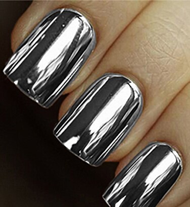 Minx Nails Silver Chrome Nail Wrap