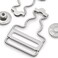 Dritz 765 Overall Buckles with NoSew Buttons for 1Inch Nickle 2Count  23924