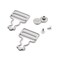 Dritz 765 Overall Buckles with NoSew Buttons for 1Inch Nickle 2Count  23924