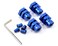 ST Racing Concepts ST365417B CNC Machined Aluminum 17mm Hex Conversion Kit for Traxxas Slash Stampede Rustler and Bandit Blue