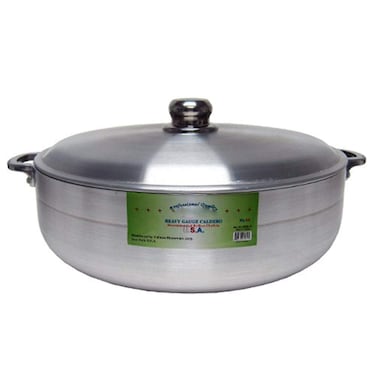 Uniware Super Quality Aluminum Caldero Stock Pot with Aluminum lid Thickness 3mm 13 Quart