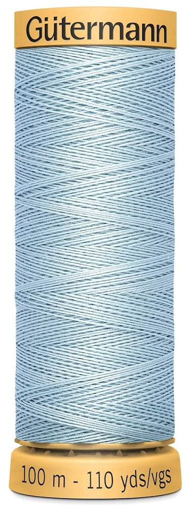Gutermann Natural Cotton Thread 110 YardsAqua