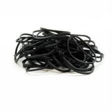 32 Black UV Protected Angler Rubber Bands