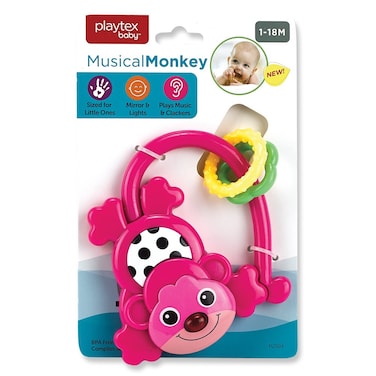 Playtex Musical Monkey Pink