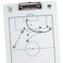 Crown Sporting Goods Dry Erase Coaching ClipboardDifferent Versions for Soccer Baskeball Football 1 Count of Soccer