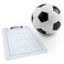 Crown Sporting Goods Dry Erase Coaching ClipboardDifferent Versions for Soccer Baskeball Football 1 Count of Soccer