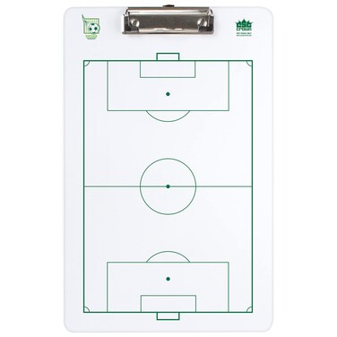 Crown Sporting Goods Dry Erase Coaching ClipboardDifferent Versions for Soccer Baskeball Football 1 Count of Soccer