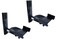 BTech BT77 Ultragrip Pro Speaker Mount Set of 2 Side Clamp with Tilt and Swivel Black