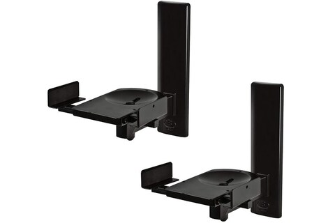 BTech BT77 Ultragrip Pro Speaker Mount Set of 2 Side Clamp with Tilt and Swivel Black