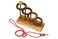 Orbits Disentanglement Puzzle Wood String and Ring Puzzle Handmade  Deluxe Baguenaudier Puzzle for Adults from SiamMandalay with SM Gift BoxPictured