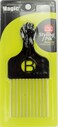 Pro Grade Magic Hair Pick Afro Pick Styling Pik Metal Pik Pack of 6 665 Inch