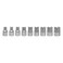 Yato YT0521  Torx Sockets crve24 E10 9pcs