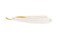 DOVO Bismarck Shave Ready Straight Razor Pearl Acrylic 68 Carbon Steel
