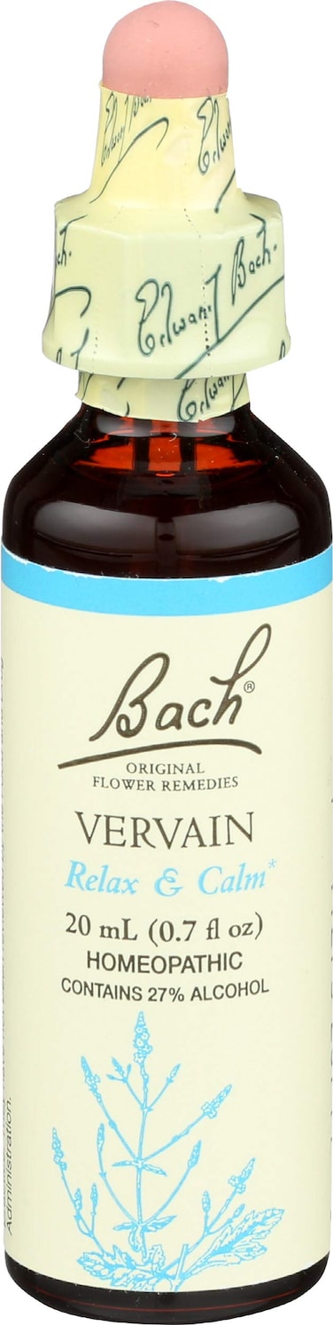 Bach Flower Remedies Flowers of Essence Vervain  07 fl oz