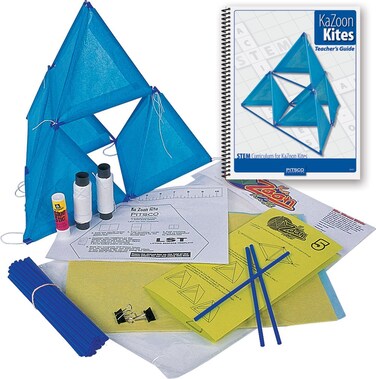 Pitsco KaZoon Kite Kit with Teachers Guide Individual Pack