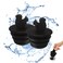 Bathtub Stopper 2 Pack Universal Bathtub Plug Silicone Bathtub Stopper Bathtub Drain Stopper Plug Tub Stopper for Kitchen Bathtub and Bathroom Sink Drains Black Plug Cute Squirrel Shape 2 Count