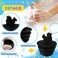 Bathtub Stopper 2 Pack Universal Bathtub Plug Silicone Bathtub Stopper Bathtub Drain Stopper Plug Tub Stopper for Kitchen Bathtub and Bathroom Sink Drains Black Plug Cute Squirrel Shape 2 Count
