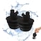 Bathtub Stopper 2 Pack Universal Bathtub Plug Silicone Bathtub Stopper Bathtub Drain Stopper Plug Tub Stopper for Kitchen Bathtub and Bathroom Sink Drains Black Plug Cute Squirrel Shape 2 Count