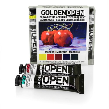 Golden Open Acrylic Intro Set of 6 Modern