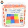 Foam Floor Puzzle Playmat for Kids  9 Soft Tiles  6 Bright Colors  Made in Taiwan from Quality Foam  Interlocking Thick Square Mat