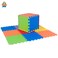 Foam Floor Puzzle Playmat for Kids  9 Soft Tiles  6 Bright Colors  Made in Taiwan from Quality Foam  Interlocking Thick Square Mat