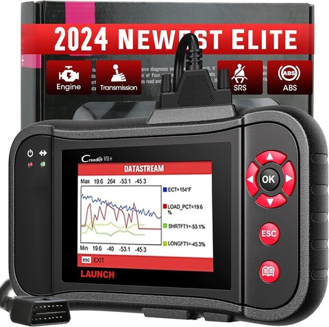 LAUNCH Creader VII OBD2 Scanner ABS SRS Transmission and Engine Code Reader Diagnostic Scan Tool