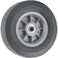 Titan 8 Inch Overall Diameter Flat Proof Replacement Wheel 300 lb Load Capacity GrayBlack