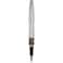 PILOT MR Animal Collection Fountain Pen in Gift Box Matte Silver Barrel with Python Accent Medium Point Stainless Steel Nib Refillable Black Ink 91137
