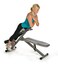 Stamina Ab Hyperextension Bench Pro  Adjustable and Foldable Roman Chair with Smart Workout App for Home Workout  Up to 250 lbs Weight Capacity