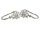 Rod Desyne Tidal Holdback Pair for Windows Satin Nickel