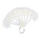 120 Tips Nail Art Polish Fan Board Display Practice Wheel Flower Sticks