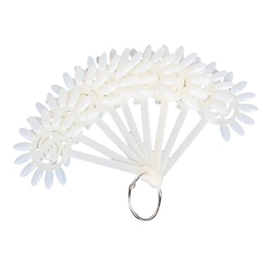 120 Tips Nail Art Polish Fan Board Display Practice Wheel Flower Sticks