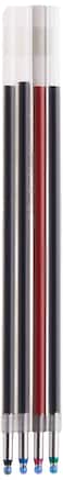 PILOT Dr Grip 41 MultiFunction Ballpoint Ink Refills Fine Point BlackRedBlueGreen Inks 4Pack 77154