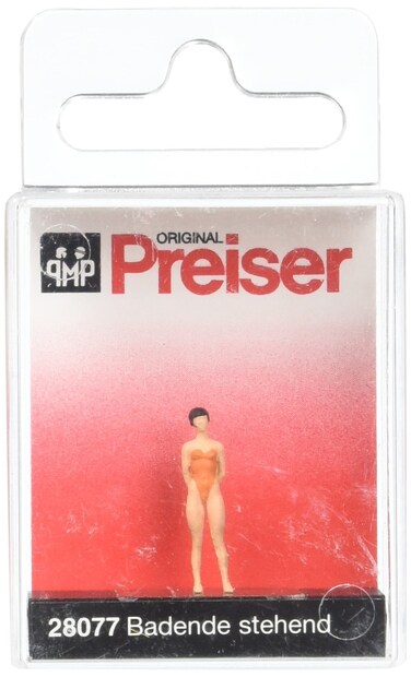 Preiser 28077 Individual Figures Recreation  Sports Standing Female Sunbather HO Scale Figure