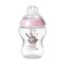 Tommee Tippee Closer to Nature Baby Bottles Pink  Slow Flow BreastLike Nipple with AntiColic Valve 9oz 2 Count