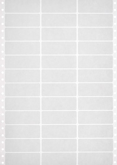Compulabel Pinfeed Labels Fanfold Permanent Adhesive 2 12 x 1516 White 130206