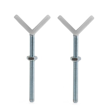 Hauck YSpindle Baby Gate Railings Accessory for Hauck Open N Stop Safety Gates No Screw Pressure Fit Without Drilling 2 Piece Set  White