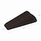 Master Caster Big Foot Doorstop No Slip Rubber Wedge 225w X 475d X 125h Brown 2pack