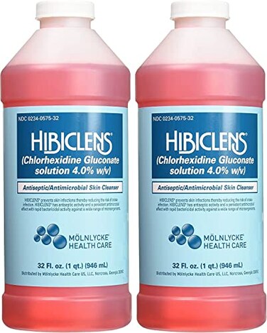 Hibiclens Antimicrobial Skin Liquid Soap32 Fluid Ounce Pack of 2