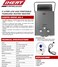 iHeat Tankless AGL5 34000btuhr 5 Liter LPG Gas Portable Water Heater Kit