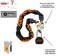 Kryptonite Messenger Bike Chain Lock 33 Feet Long 95mm Steel Chain Heavy Duty AntiTheft Bicycle Chain Lock with Keys and Padlock for EBike Motorcycle Scooter Bicycle Door Gate Fence