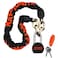 Kryptonite Messenger Bike Chain Lock 33 Feet Long 95mm Steel Chain Heavy Duty AntiTheft Bicycle Chain Lock with Keys and Padlock for EBike Motorcycle Scooter Bicycle Door Gate Fence