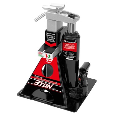Powerbuilt 3 Ton Bottle Jack and Jack Stands in One 6000 Pound AllinOne Car Lift Heavy Duty Vehicle Unijack 640912