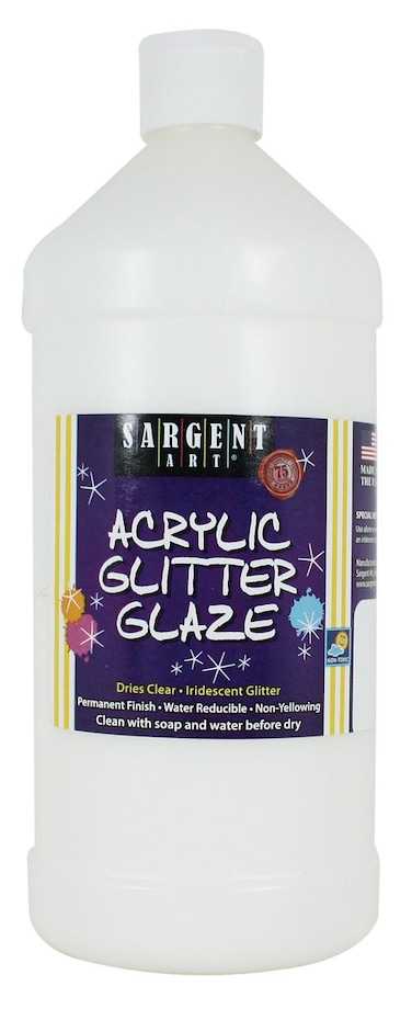 Sargent Art 228807 32Ounce Acrylic Glitter Glaze